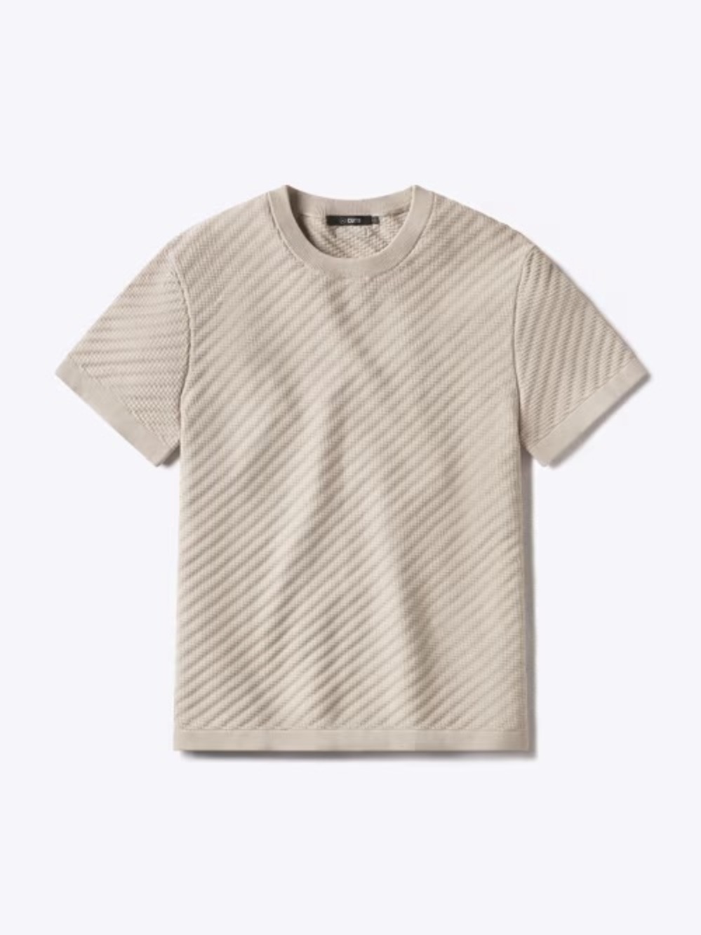 Cuts Clothing Tan Riviera Knit Texture Tee
